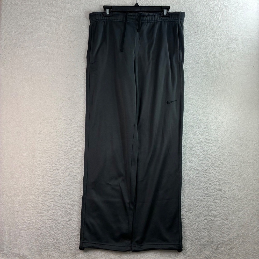 Y2K Nike Sweatpants Men S Gray‎ Baggy Therma Fit Relaxed Track Loose Athletic